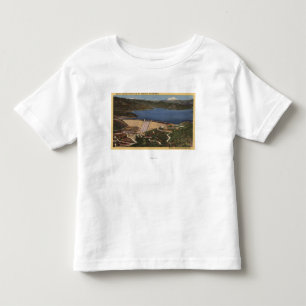 Ansicht der Verdammung, des Sees u. des Mt. Shasta Kleinkind T-shirt
