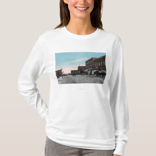 Ansicht der vierten Straße T-Shirt (Vorderseite)