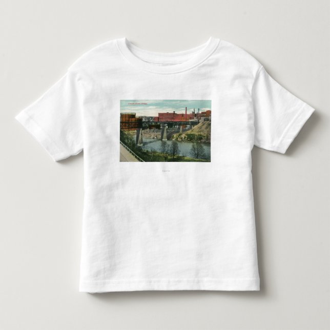 Ansicht der Vincent-Straßen-Brücke Kleinkind T-shirt (Vorderseite)