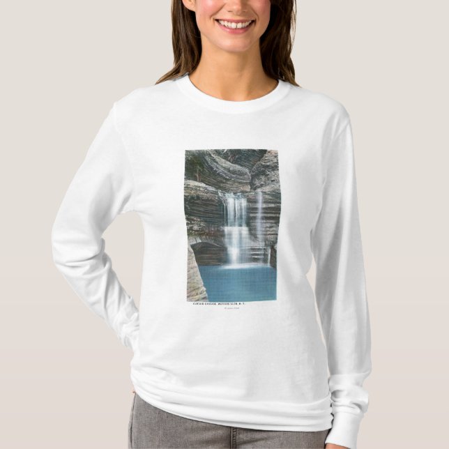 Ansicht der Vorhang-Kaskade T-Shirt (Vorderseite)