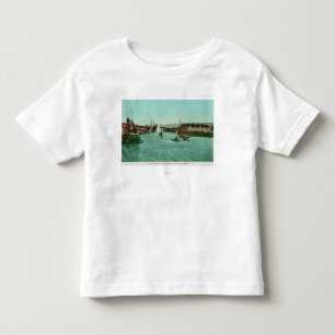 Ansicht der Wasser FrontRedwood Stadt, CA Kleinkind T-shirt