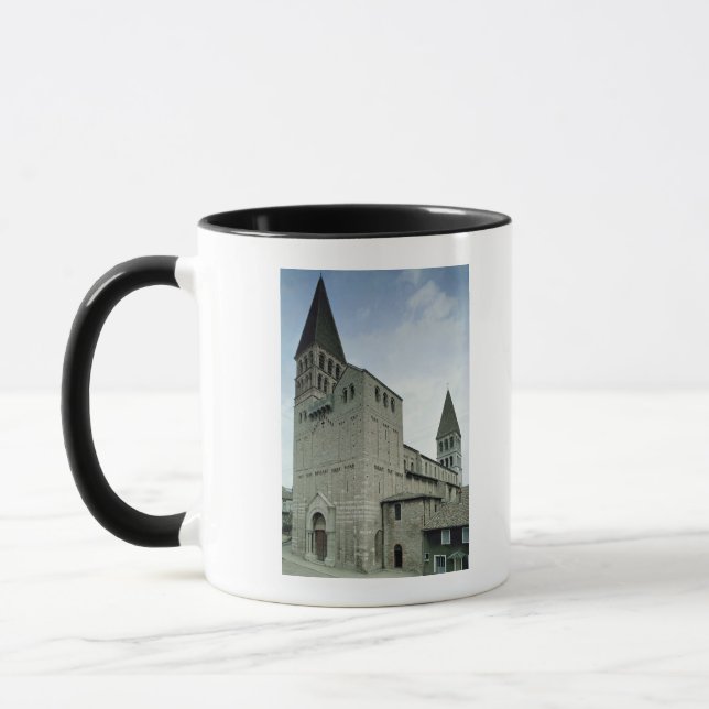 Ansicht der Westfassade, 10.-1. Jahrhundert Tasse (Links)