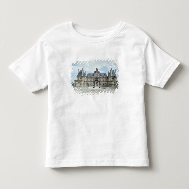 Ansicht der Westfassade von Chateau de Maisons Kleinkind T-shirt (Vorderseite)
