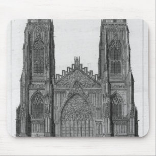 Ansicht der Westfront von York-Kathedrale Mousepad
