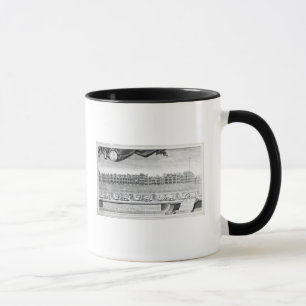 Ansicht der Wohltätigkeit-Kinder im Strang Tasse