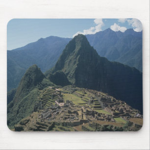 Ansicht der Zitadelle bei Machu Picchu Mousepad