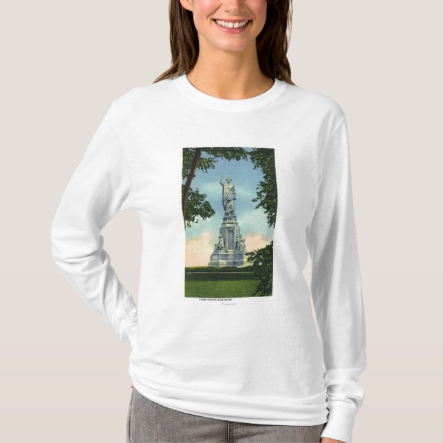 Ansicht des Ahne-Monuments # 2 T-Shirt (Vorderseite)