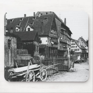 Ansicht des alten Viertels, Ulm, c.1910 Mousepad