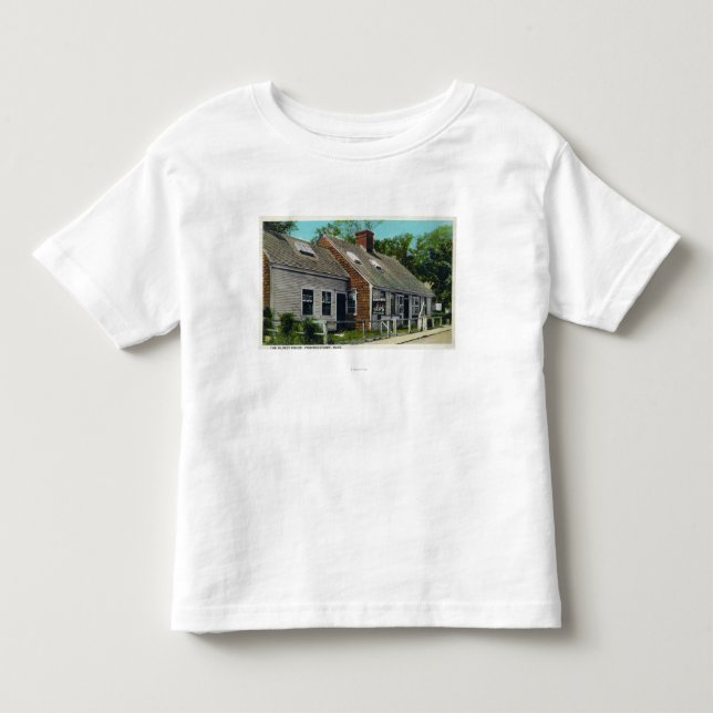 Ansicht des ältesten Hauses in der Stadt Kleinkind T-shirt (Vorderseite)