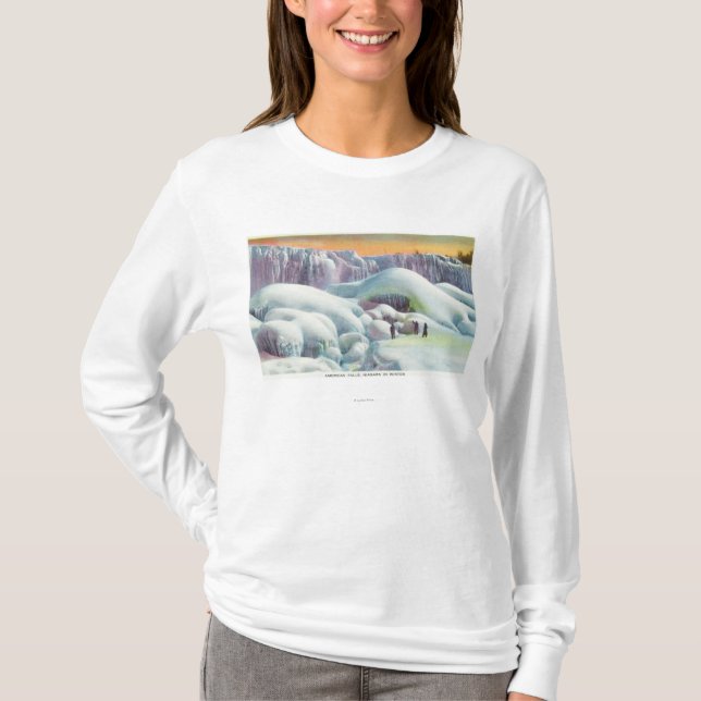 Ansicht des Amerikaners fällt in Winter T-Shirt (Vorderseite)