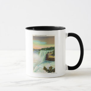 Ansicht des Amerikaners fällt von der Ziegen-Insel Tasse