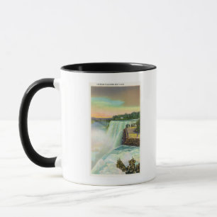 Ansicht des Amerikaners fällt von der Ziegen-Insel Tasse