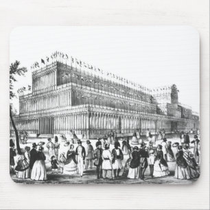 Ansicht des Äußeren des Kristallpalastes Mousepad