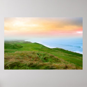 Ansicht des Ballybunion verbindet Golfplatz Poster