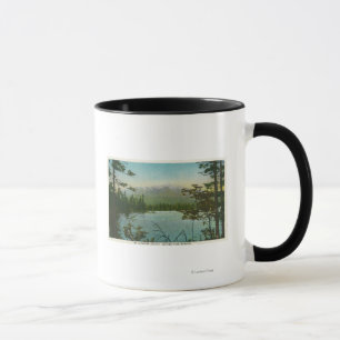 Ansicht des Bergs Katahdin, hoch Spitze in Maine Tasse