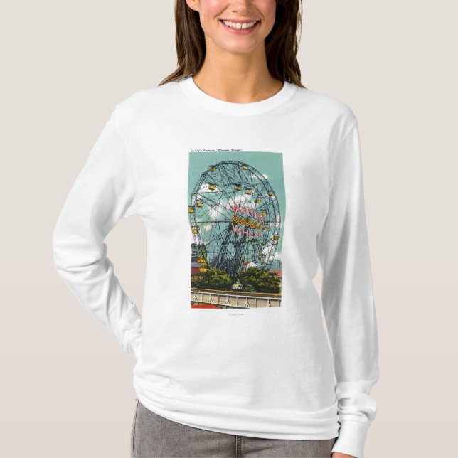 Ansicht des berühmten Wunder-Riesenrads T-Shirt (Vorderseite)