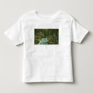 Ansicht des Bootes die Rapids oben schauend Kleinkind T-shirt