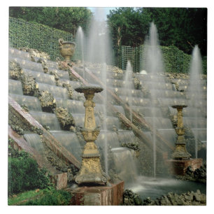 Ansicht des Bosquet DES Rocailles, 1680-83 (Foto) Fliese