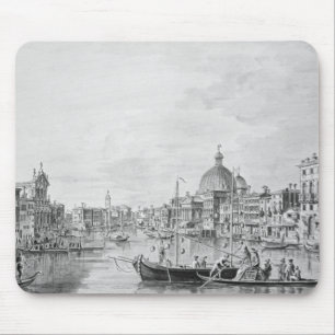 Ansicht des Canal Grande, Venedig, c.1800 Mousepad