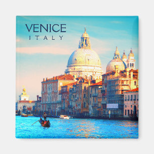 Ansicht des Canal Grande - Venedig, Italien Magnet