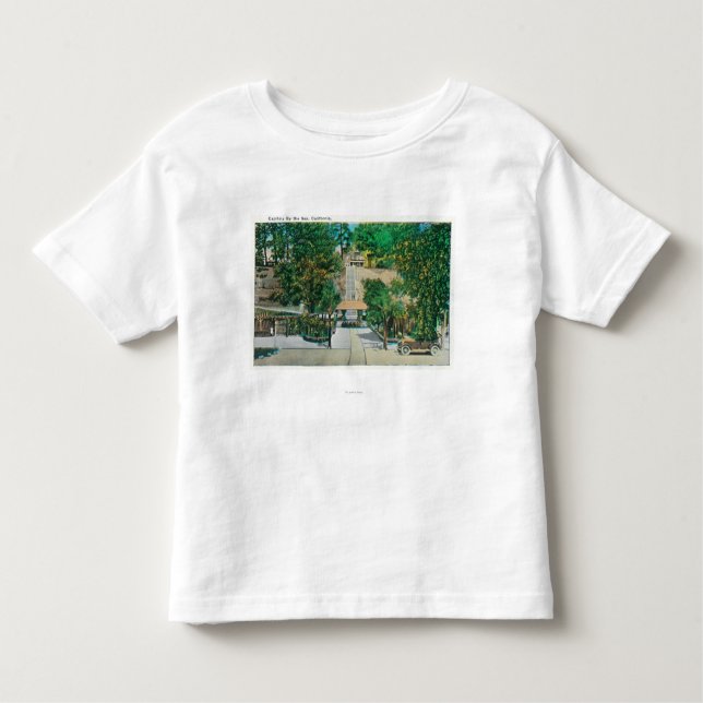 Ansicht des Capitola StepsCapitola, CA Kleinkind T-shirt (Vorderseite)