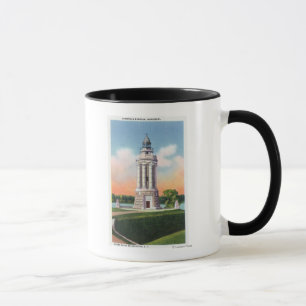 Ansicht des Champlain Denkmal-Monuments Tasse