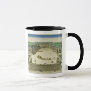 Ansicht des Chateaus von St.-Wolke, graviert durch Tasse