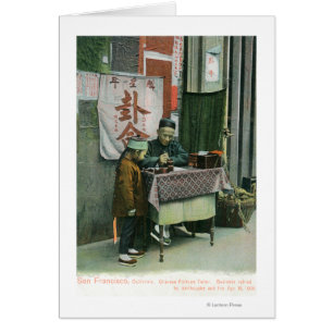 Ansicht des chinesischen Wahrsagers am