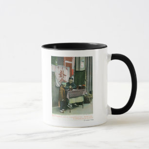 Ansicht des chinesischen Wahrsagers am Tasse