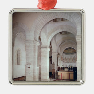 Ansicht des Chores, aufgebaut in ANZEIGE 806 Silbernes Ornament