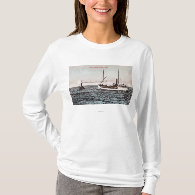 Ansicht des Dampfers ElizabethBandon ODER T-Shirt (Vorderseite)