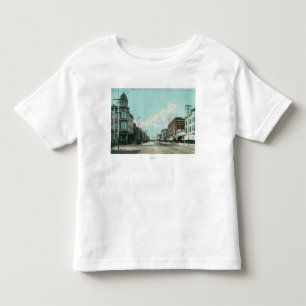 Ansicht des elektrischen Turms von Santa Kleinkind T-shirt