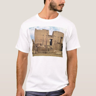 Ansicht des ersten Masts des Tempels von Horus T-Shirt