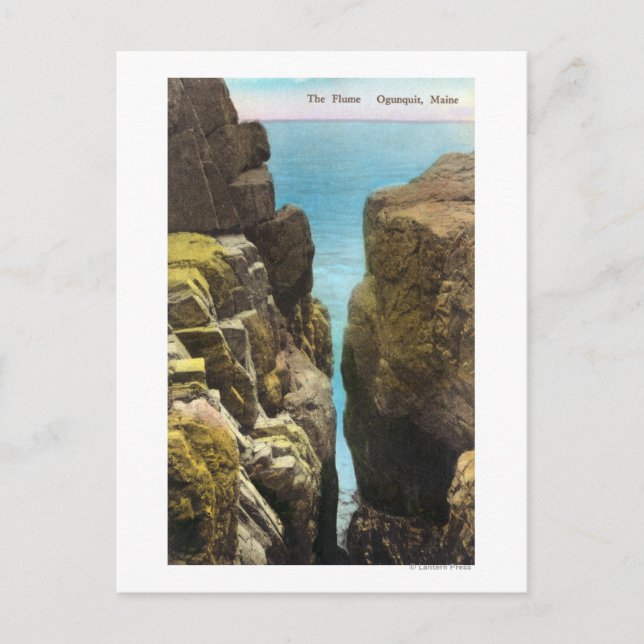 Ansicht des Flusses Postkarte (Vorderseite)