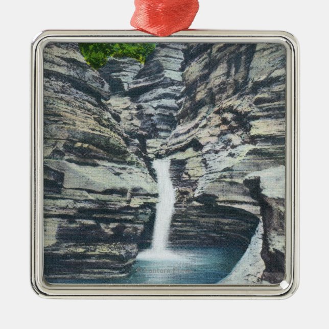 Ansicht des Flüsterns von Fällen Ornament Aus Metall (Vorne)