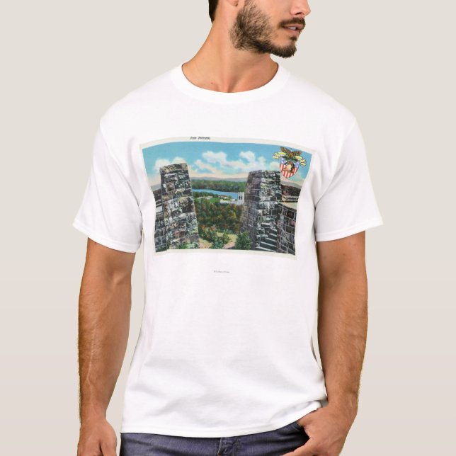 Ansicht des Forts Putnam T-Shirt (Vorderseite)
