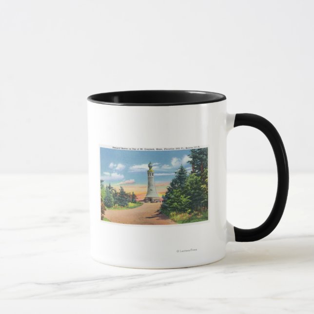 Ansicht des Gedenklichts Tasse (Rechts)