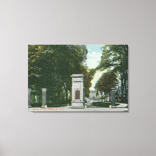 Ansicht des Gewerkschafts-Uni-Denkmal-Tors Leinwanddruck