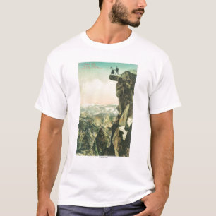 Ansicht des Gletscher-Punktes schauend über T-Shirt