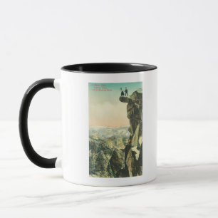Ansicht des Gletscher-Punktes schauend über Tasse