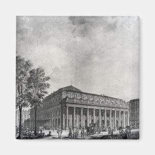 Ansicht des großartigen Theaters, Bordeaux Magnet