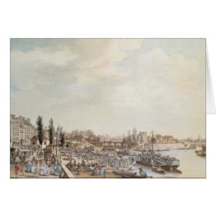 Ansicht des Hafens St Paul, Paris, 1782