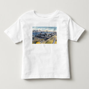 Ansicht des Hafens von Albanien, SS Iroquois Kleinkind T-shirt
