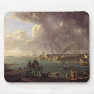 Ansicht des Hafens von Lorient Mousepad