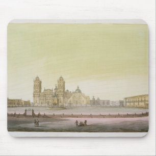 Ansicht des Hauptplatzes in Mexiko City Mousepad