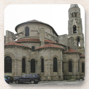 Ansicht des Helms der Kirche (Foto) Getränkeuntersetzer