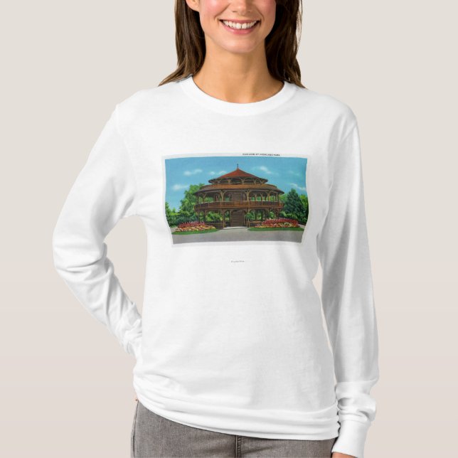 Ansicht des Highland- Parkpavillons T-Shirt (Vorderseite)