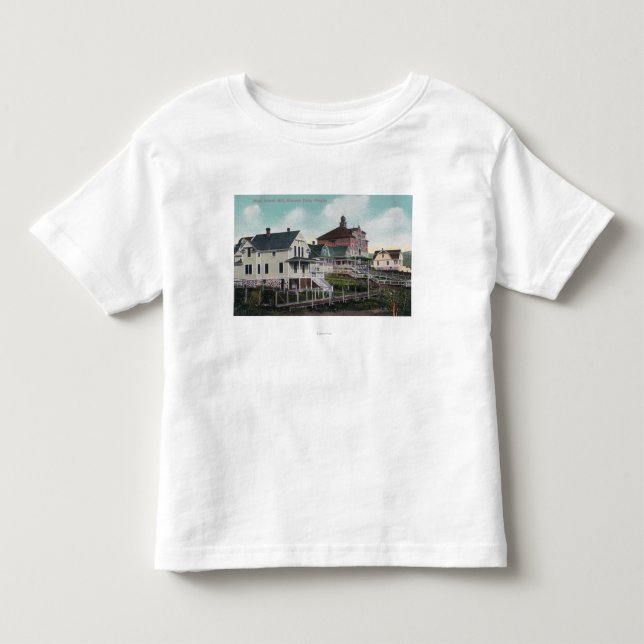 Ansicht des Highschool Hügels, Wohnsitze Kleinkind T-shirt (Vorderseite)