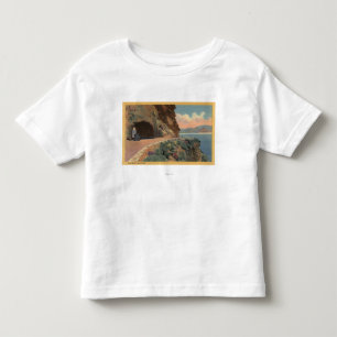 Ansicht des Höhlen-Felsen-Tunnels von Hwy Kleinkind T-shirt
