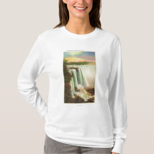 Ansicht des Hufeisens fällt von der Ziegen-Insel T-Shirt
